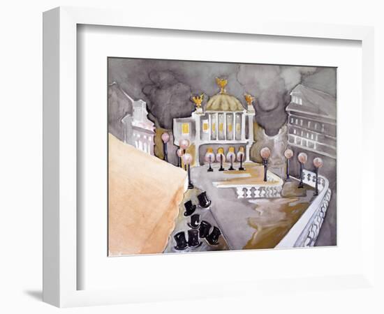 Place De Le Opera-Zelda Fitzgerald-Framed Art Print