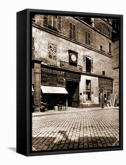 Place de Thorigny-Eugène Atget-Framed Premier Image Canvas