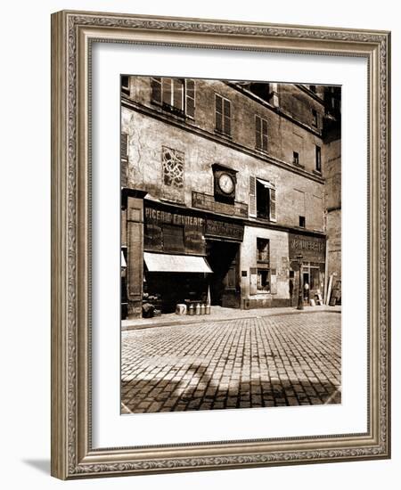 Place de Thorigny-Eugène Atget-Framed Photographic Print