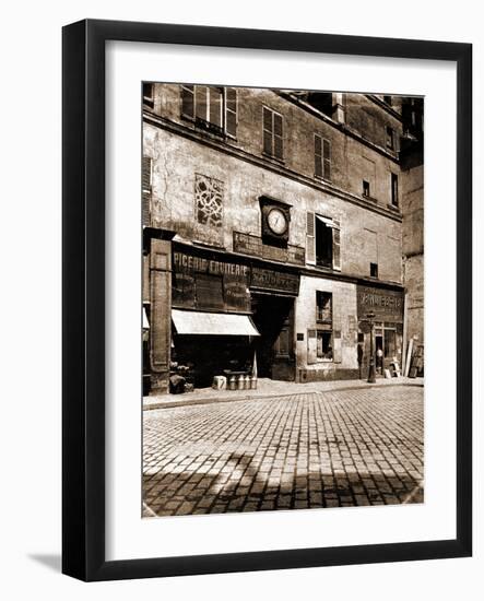 Place de Thorigny-Eugène Atget-Framed Photographic Print