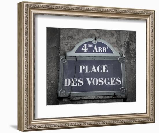 Place Des Vosges, Marais District, Paris, France-Jon Arnold-Framed Photographic Print