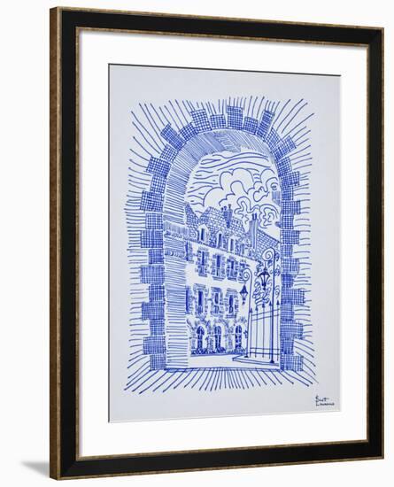 Place des Vosges, Marais, Paris, France-Richard Lawrence-Framed Photographic Print