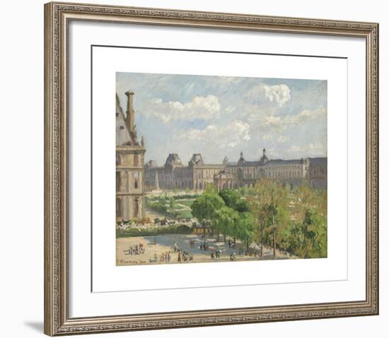 Place du Carrousel, Paris, 1900-Camille Pissarro-Framed Premium Giclee Print