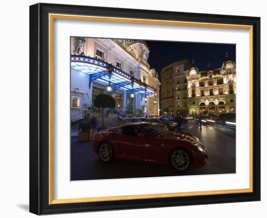 Place Du Casino at Dusk, Monte Carlo, Monaco, Europe-Pitamitz Sergio-Framed Photographic Print