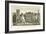 Place Du Chatelet En 1818, D'Apres Un Dessin De Goblain-null-Framed Giclee Print