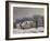 Place du Chenil à Marly, effet de neige-Alfred Sisley-Framed Giclee Print