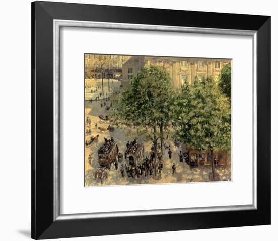 Place Due Theatre Francais, 1898-Camille Pissarro-Framed Art Print