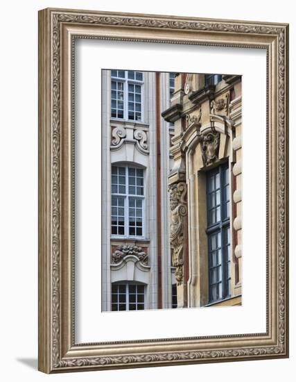 Place General De Gaulle, Lille, French Flanders, France-Walter Bibikow-Framed Photographic Print