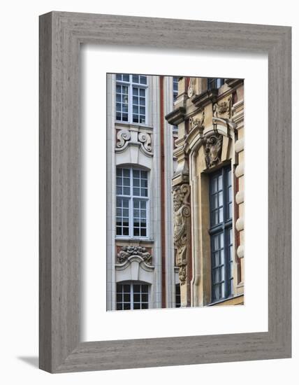 Place General De Gaulle, Lille, French Flanders, France-Walter Bibikow-Framed Photographic Print