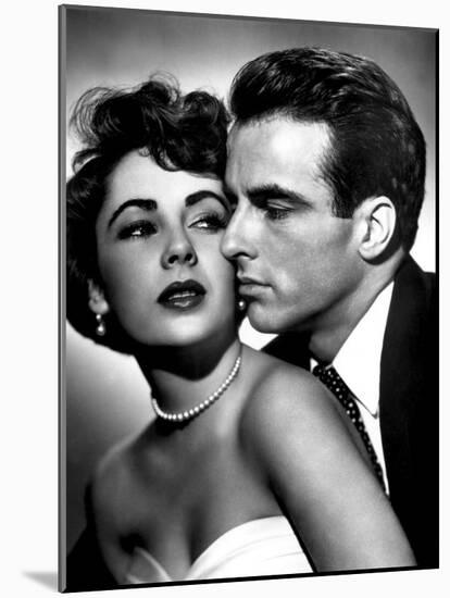 Place in the Sun, Elizabeth Taylor, Montgomery Clift, 1951-null-Mounted Photo