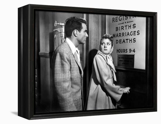 Place In The Sun, Montgomery Clift, Shelley Winters, 1951, License Bureau-null-Framed Stretched Canvas