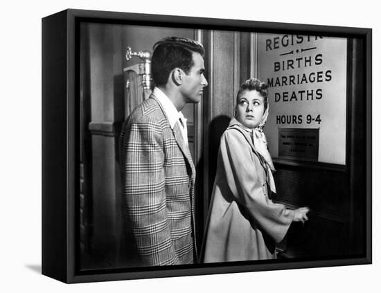 Place In The Sun, Montgomery Clift, Shelley Winters, 1951, License Bureau-null-Framed Stretched Canvas