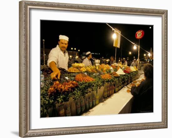 Place Jemaa El Fna, Marrakech (Marrakesh), Morocco, North Africa, Africa-Sergio Pitamitz-Framed Photographic Print