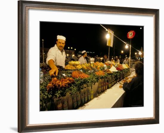 Place Jemaa El Fna, Marrakech (Marrakesh), Morocco, North Africa, Africa-Sergio Pitamitz-Framed Photographic Print