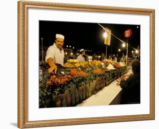 Place Jemaa El Fna, Marrakech (Marrakesh), Morocco, North Africa, Africa-Sergio Pitamitz-Framed Photographic Print