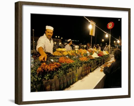 Place Jemaa El Fna, Marrakech (Marrakesh), Morocco, North Africa, Africa-Sergio Pitamitz-Framed Photographic Print