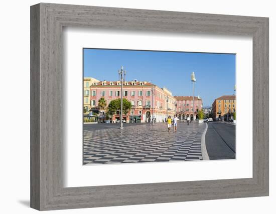 Place Messina, Nice, Alpes Maritimes, Cote d'Azur, Provence, France, Europe-Fraser Hall-Framed Photographic Print