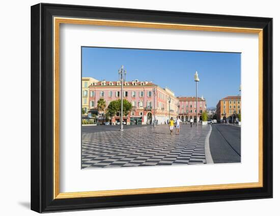 Place Messina, Nice, Alpes Maritimes, Cote d'Azur, Provence, France, Europe-Fraser Hall-Framed Photographic Print