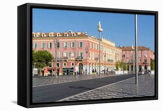 Place Messina, Nice, Alpes Maritimes, Cote d'Azur, Provence, France, Europe-Fraser Hall-Framed Premier Image Canvas