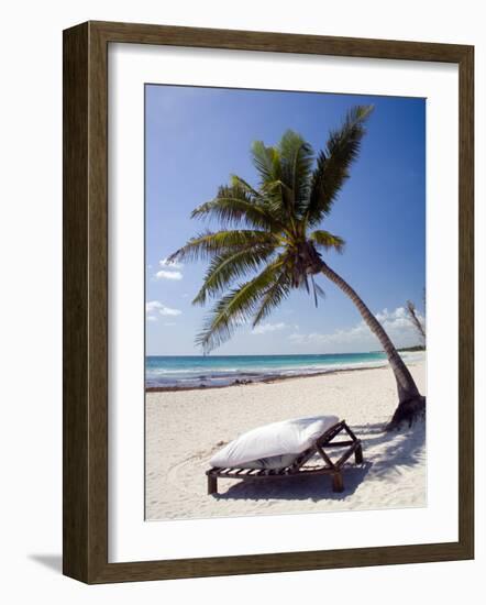 Place of Relaxation, Tulum Ruins, Quintana Roo, Mexico-Julie Eggers-Framed Photographic Print