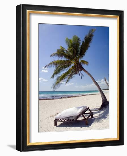 Place of Relaxation, Tulum Ruins, Quintana Roo, Mexico-Julie Eggers-Framed Photographic Print