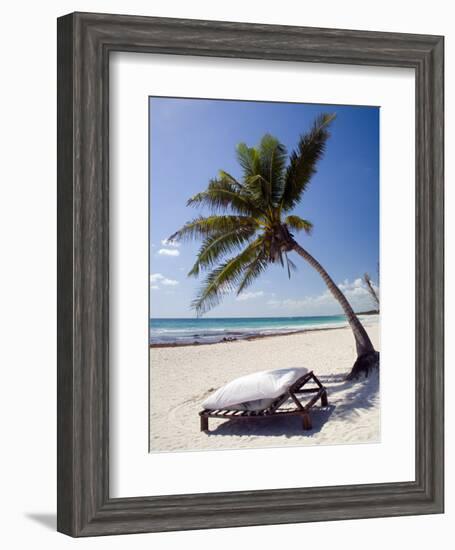 Place of Relaxation, Tulum Ruins, Quintana Roo, Mexico-Julie Eggers-Framed Photographic Print