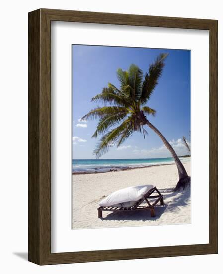 Place of Relaxation, Tulum Ruins, Quintana Roo, Mexico-Julie Eggers-Framed Photographic Print