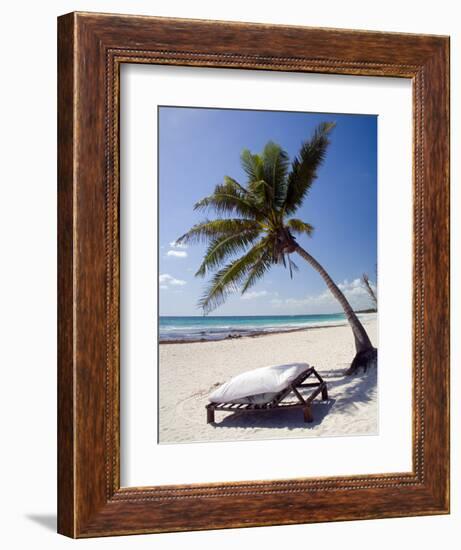 Place of Relaxation, Tulum Ruins, Quintana Roo, Mexico-Julie Eggers-Framed Photographic Print