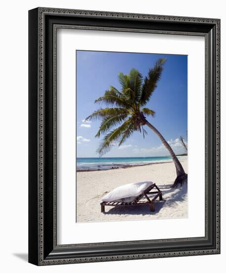Place of Relaxation, Tulum Ruins, Quintana Roo, Mexico-Julie Eggers-Framed Photographic Print