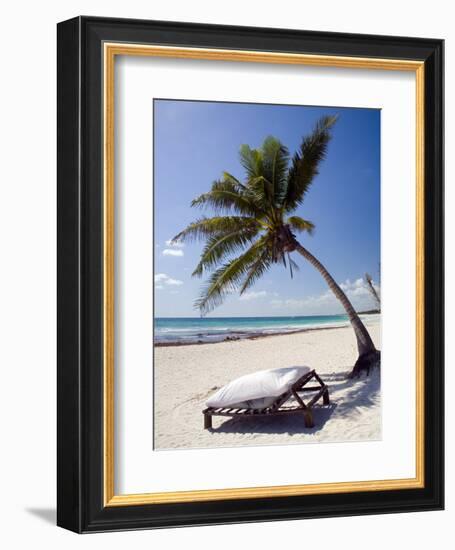 Place of Relaxation, Tulum Ruins, Quintana Roo, Mexico-Julie Eggers-Framed Photographic Print