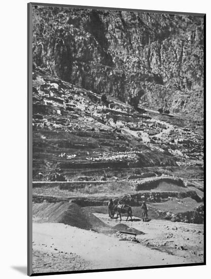 'Place of the famous Oracle, Delphi', 1913-Unknown-Mounted Photographic Print