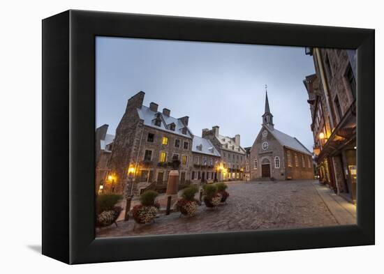 Place Royale, Quebec City, Province of Quebec, Canada, North America-Michael Snell-Framed Premier Image Canvas