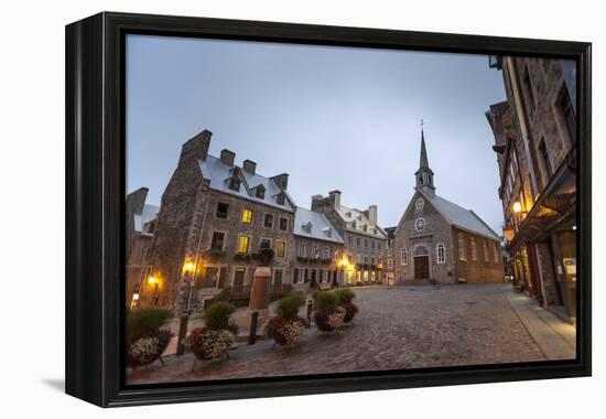 Place Royale, Quebec City, Province of Quebec, Canada, North America-Michael Snell-Framed Premier Image Canvas