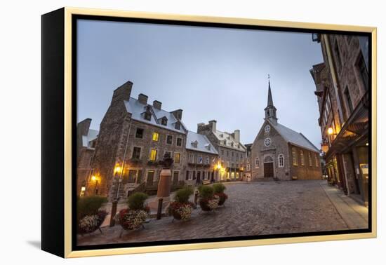 Place Royale, Quebec City, Province of Quebec, Canada, North America-Michael Snell-Framed Premier Image Canvas