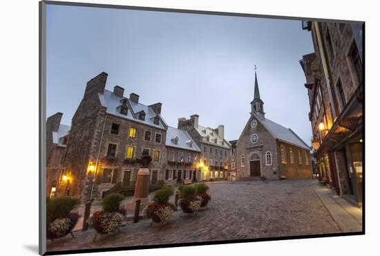 Place Royale, Quebec City, Province of Quebec, Canada, North America-Michael Snell-Mounted Photographic Print