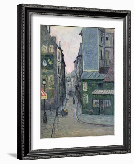 Place Saint Andre Des Arts, Rue Suger, Paris-Maxime Emile Louis Maufra-Framed Giclee Print