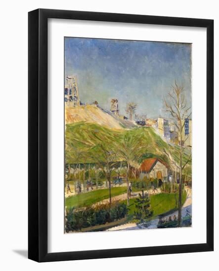 Place Saint-Pierre, 1883-84 (Oil on Canvas)-Paul Signac-Framed Giclee Print