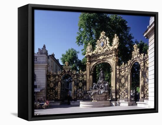 Place Stanislas, Nancy, Lorraine. 1752-1755-Annet van der Voort Bildarchiv-Monheim-Framed Premier Image Canvas