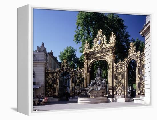 Place Stanislas, Nancy, Lorraine. 1752-1755-Annet van der Voort Bildarchiv-Monheim-Framed Premier Image Canvas