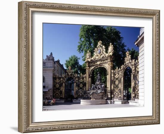 Place Stanislas, Nancy, Lorraine. 1752-1755-Annet van der Voort Bildarchiv-Monheim-Framed Photographic Print