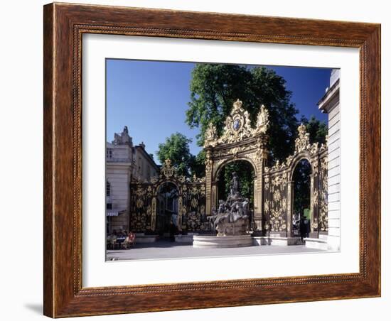 Place Stanislas, Nancy, Lorraine. 1752-1755-Annet van der Voort Bildarchiv-Monheim-Framed Photographic Print