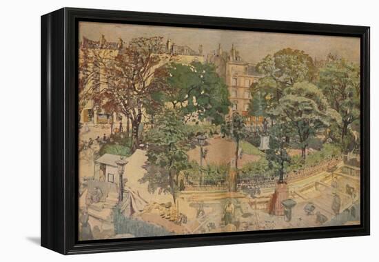 'Place Vintimille, seen from the painter's window (1917)', 1917, (1946)-Edouard Vuillard-Framed Premier Image Canvas