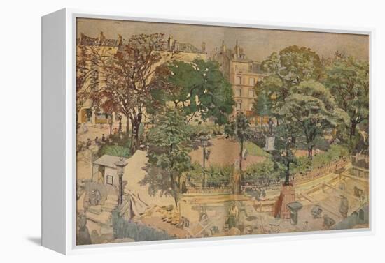 'Place Vintimille, seen from the painter's window (1917)', 1917, (1946)-Edouard Vuillard-Framed Premier Image Canvas