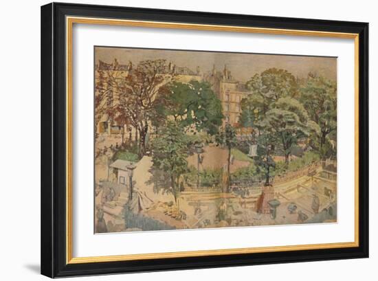 'Place Vintimille, seen from the painter's window (1917)', 1917, (1946)-Edouard Vuillard-Framed Giclee Print