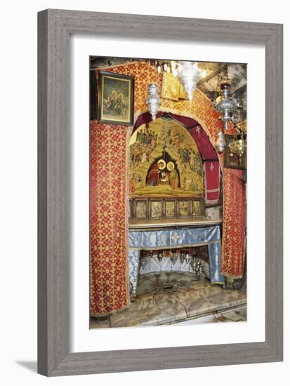 Place Where Birth of Jesus Is Traditionally Believed to Have Occurred-null-Framed Photographic Print