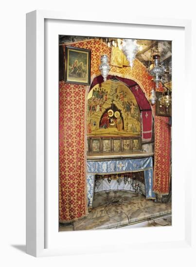 Place Where Birth of Jesus Is Traditionally Believed to Have Occurred-null-Framed Photographic Print