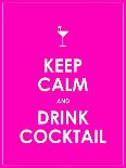 Keep Calm and Drink on Vector Background-place4design-Framed Art Print