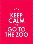 Keep Calm and Go to the Zoo Background-place4design-Framed Art Print