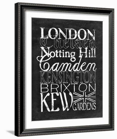 Places to Be - London-Lottie Fontaine-Framed Giclee Print