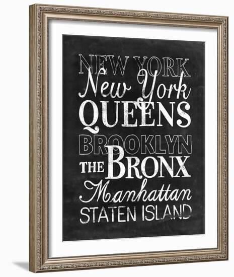 Places to Be - New York-Lottie Fontaine-Framed Giclee Print